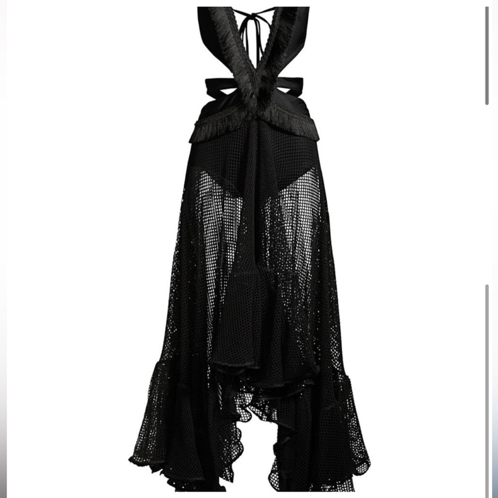 LIKE NEW PatBo cutout maxi dress in black (worn once)